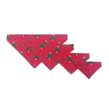 Load image into Gallery viewer, Christmas Dog Bandanas 5 Festive Designs In 4 Sizes 100% Cotton