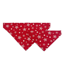 Load image into Gallery viewer, Christmas Dog Bandanas 5 Festive Designs In 4 Sizes 100% Cotton