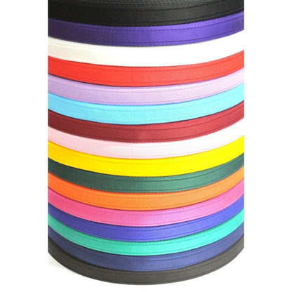16mm Cushion Webbing In 19 Colours 350kg Ideal For Dog Leads Collars Straps Bags Handles