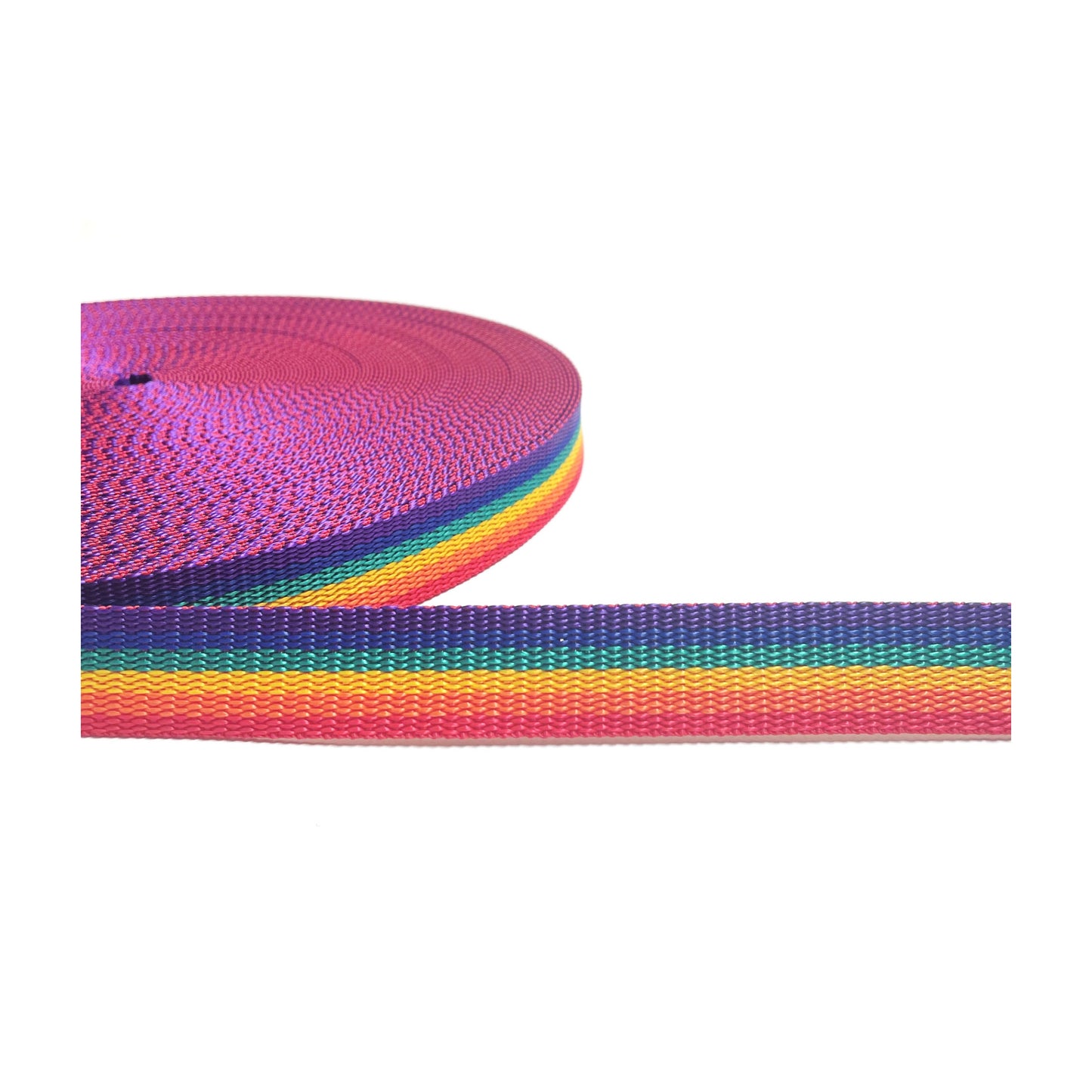 25mm Polypropylene Webbing Pride / Rainbow 1m - 50 Metres Sewing Bags Straps