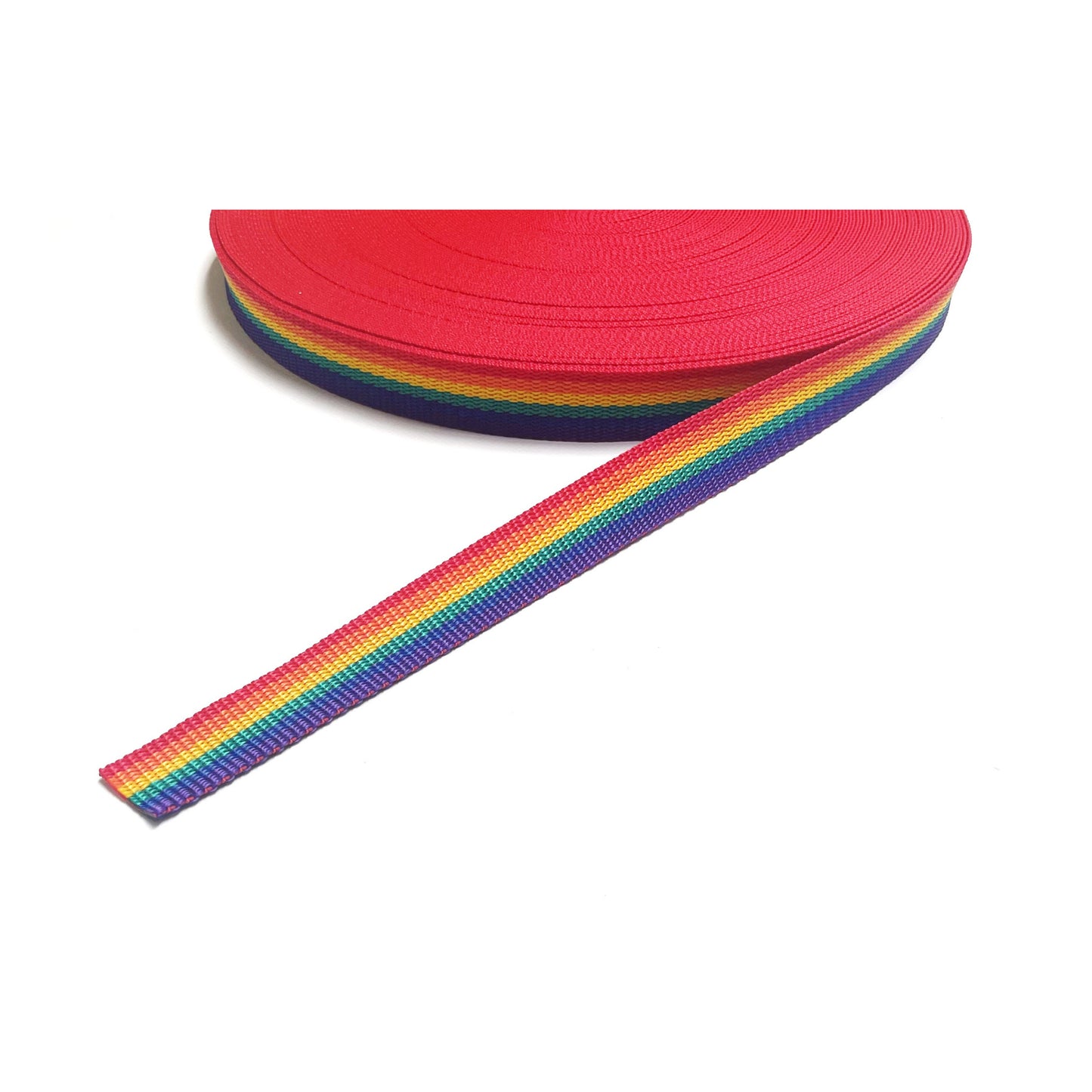 25mm Polypropylene Webbing Pride / Rainbow 1m - 50 Metres Sewing Bags Straps