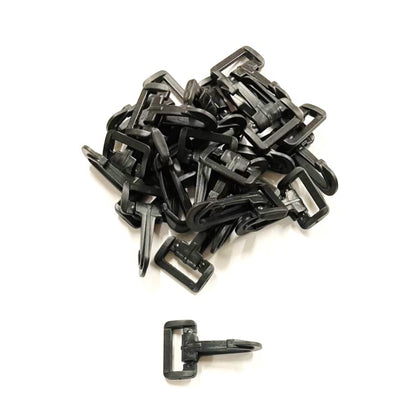 25mm Black Plastic Dog Clips Snap Clips For 25mm Webbing Straps Leads Bags x10 x25 x50 x100