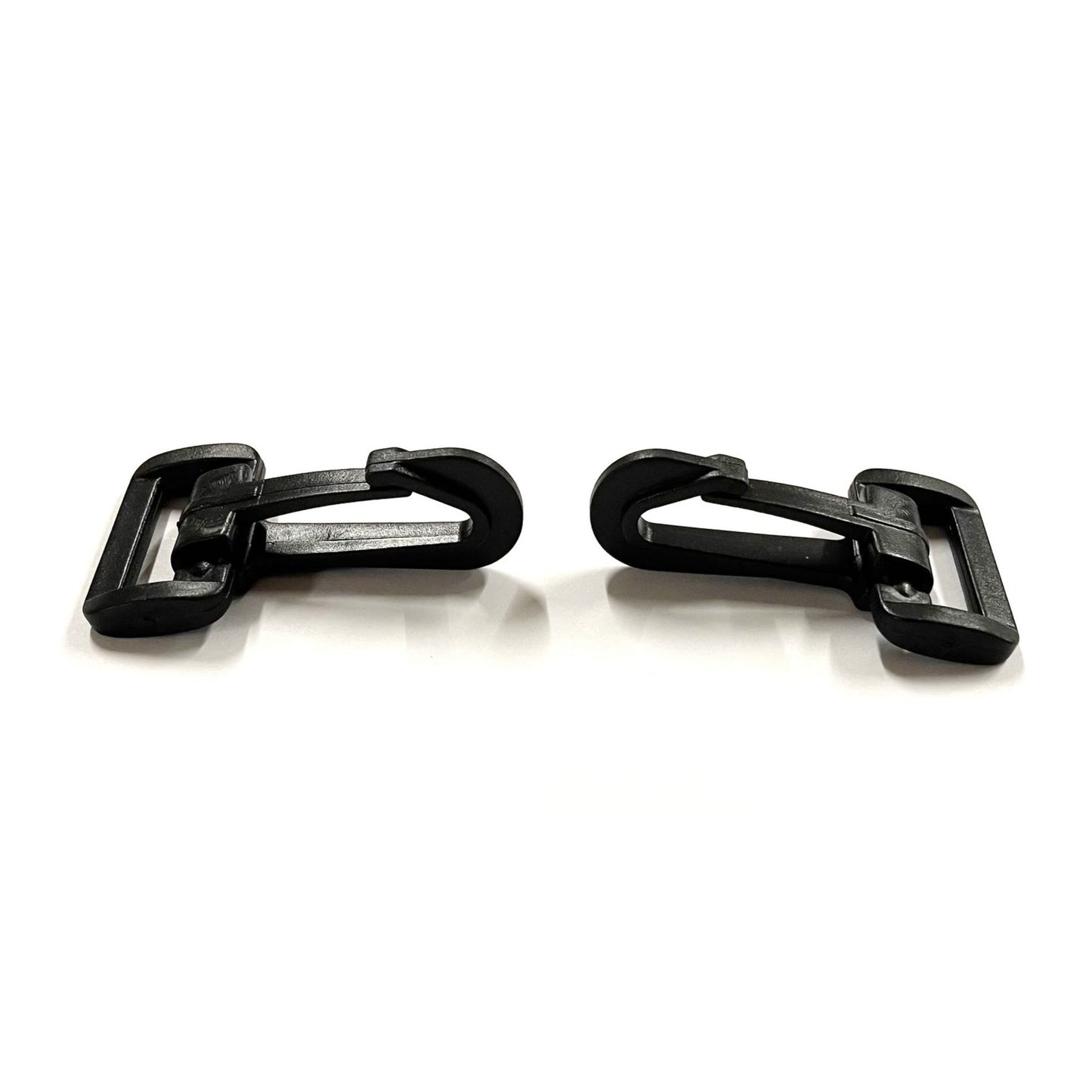 25mm Black Plastic Dog Clips Snap Clips For 25mm Webbing Straps Leads Bags x10 x25 x50 x100