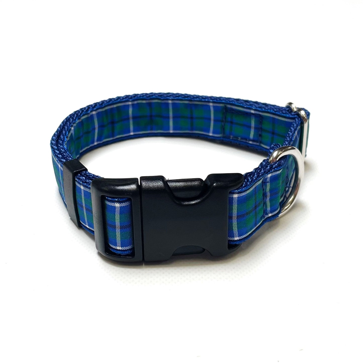 Tartan Dog Collar 25mm Wide Adjustable Comfortable Collar Small Medium Large 17 Designs