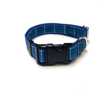 Load image into Gallery viewer, Tartan Dog Collar 25mm Wide Adjustable Comfortable Collar Small Medium Large 17 Designs