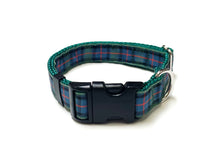 Load image into Gallery viewer, Tartan Dog Collar 25mm Wide Adjustable Comfortable Collar Small Medium Large 17 Designs