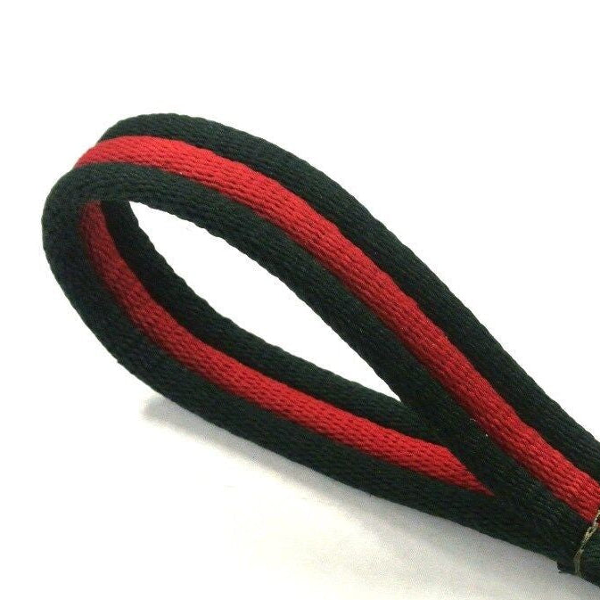 Double Ended Dog Lead With Sliding Swivel Handle Set In 20mm Air Webbing