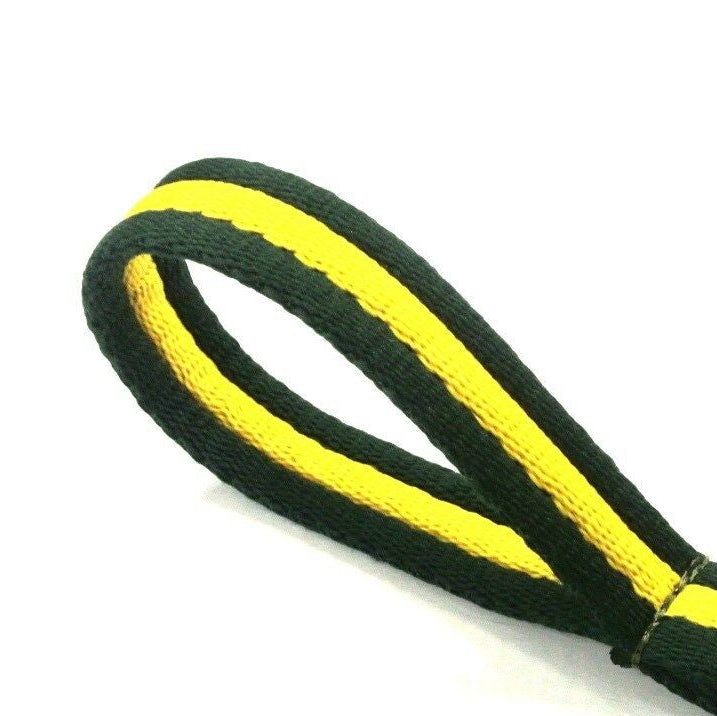 Double Ended Dog Lead With Sliding Swivel Handle Set In 20mm Air Webbing
