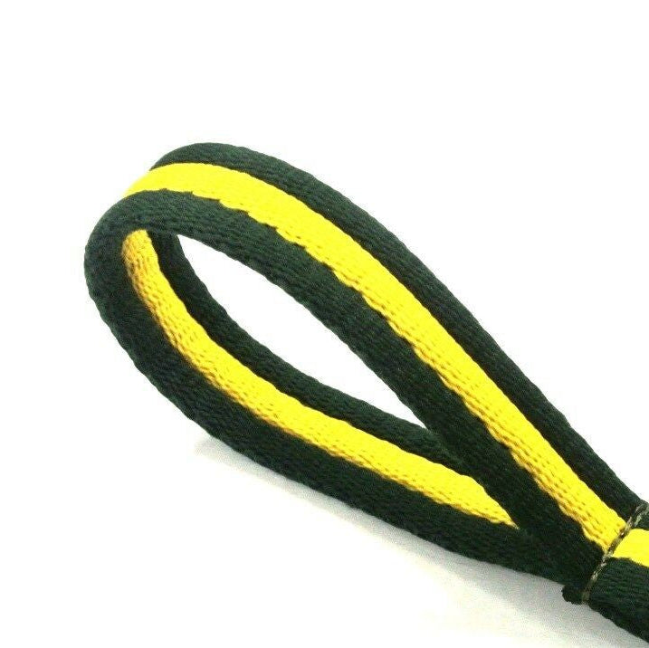 Double Ended Dog Lead With Sliding Swivel Handle Set In 25mm Air Webbing