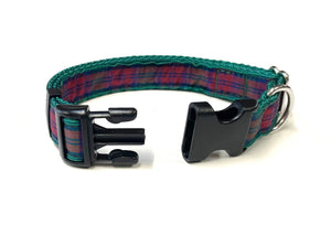Tartan Dog Lead And Collar Set 25mm Wide Small Medium Large
