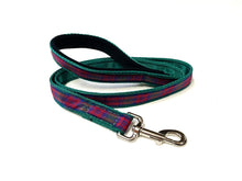 Load image into Gallery viewer, Tartan Dog Lead 1.1 Metre Long Padded Handle Dog Lead 25mm Wide