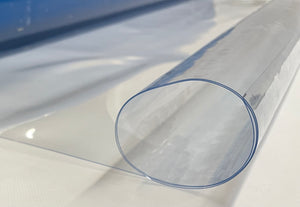 Soft Clear PVC Sheeting Crack Resistant For Windows Boat Covers Greenhouse DIY