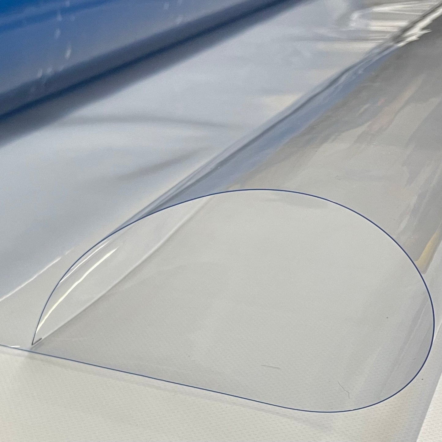 Soft Clear PVC Sheeting Crack Resistant For Windows Boat Covers Greenhouse DIY