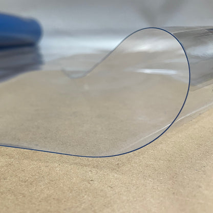 Soft Clear PVC Sheeting Crack Resistant For Windows Boat Covers Greenhouse DIY