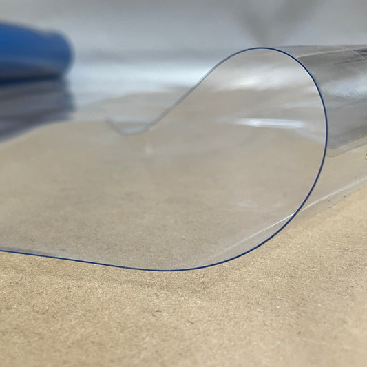 Soft Clear PVC Sheeting Crack Resistant For Windows Boat Covers Greenhouse DIY