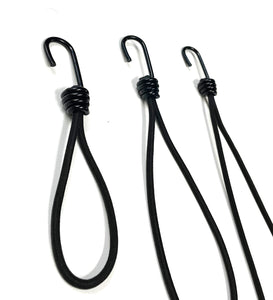 Bungee Cord Loops With Hook Strong Stretchy Shock Cord Loop Tie Downs Tent Tarp