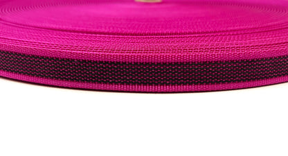 Polypropylene Webbing With Rubber Grip Tracer For Slip Resistance 16mm 20mm Wide