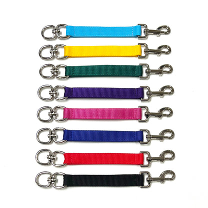 Dog Extension Lead Short Connector Standard Or Bungee Shock Absorber With Swivel Or D-ring