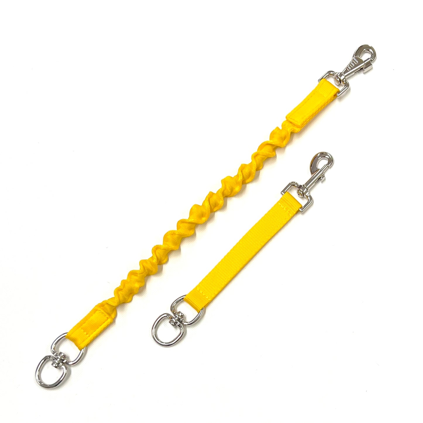 Dog Extension Lead Short Connector Standard Or Bungee Shock Absorber With Swivel Or D-ring