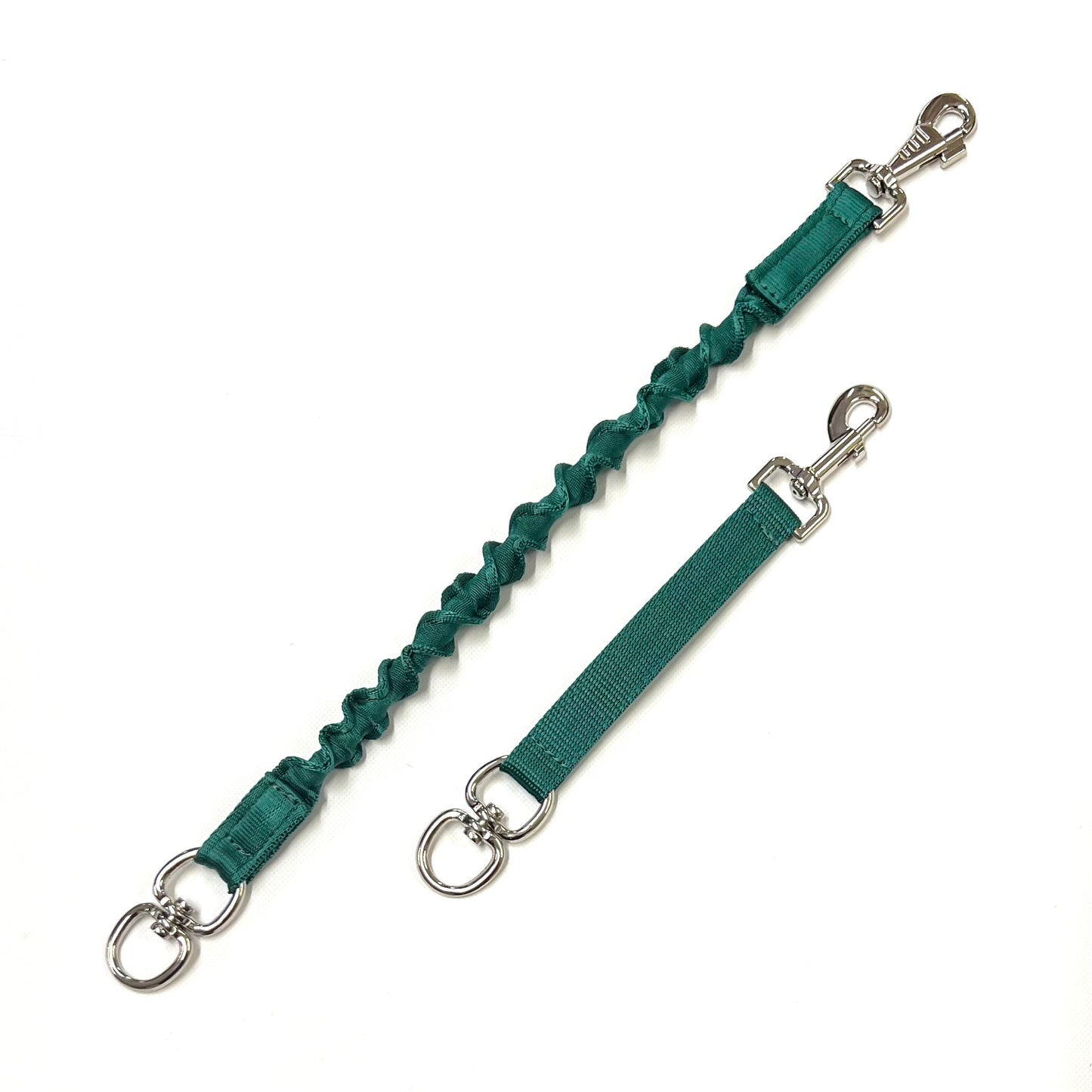 Dog Extension Lead Short Connector Standard Or Bungee Shock Absorber With Swivel Or D-ring