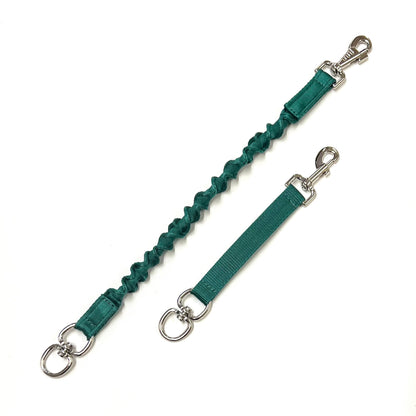 Dog Extension Lead Short Connector Standard Or Bungee Shock Absorber With Swivel Or D-ring