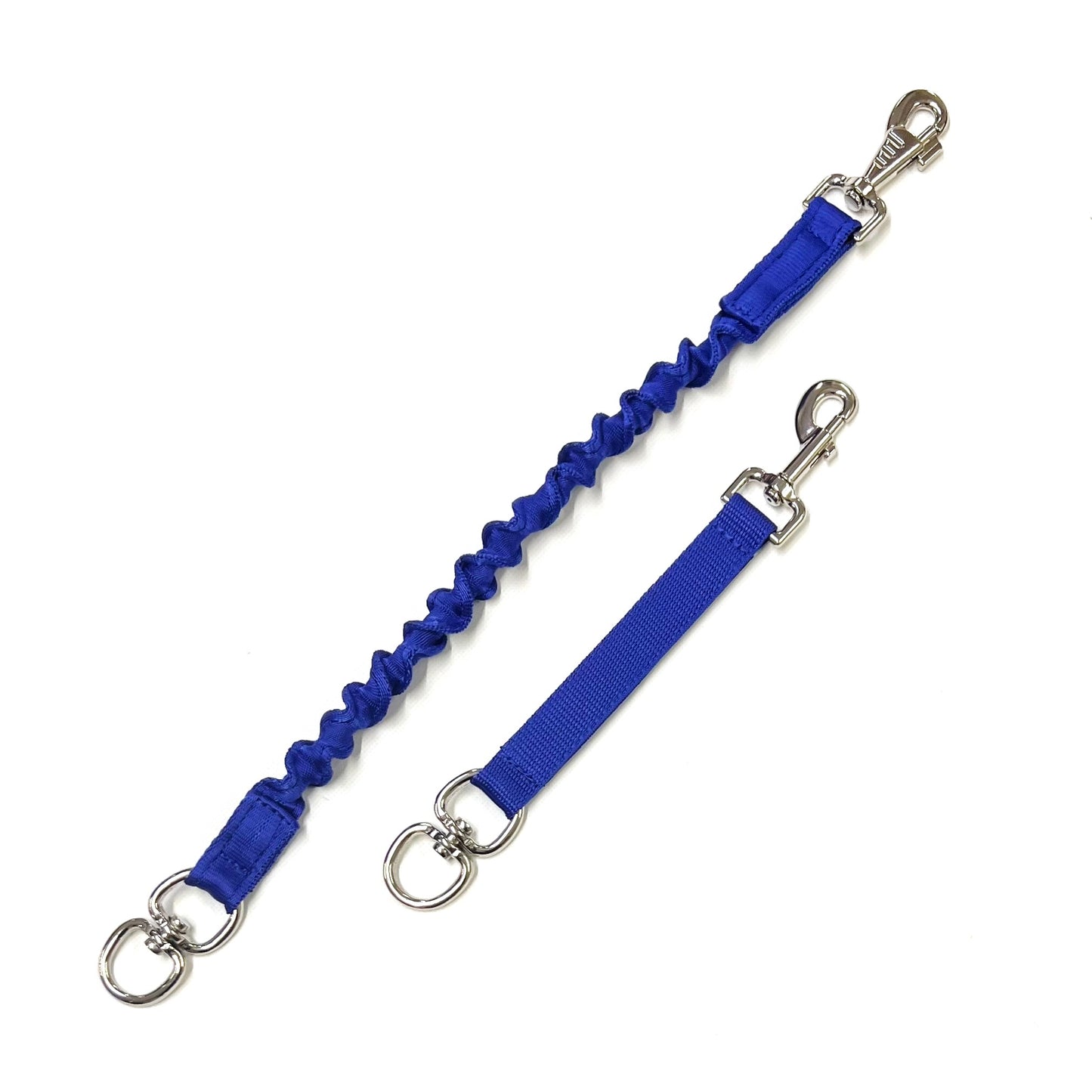 Dog Extension Lead Short Connector Standard Or Bungee Shock Absorber With Swivel Or D-ring