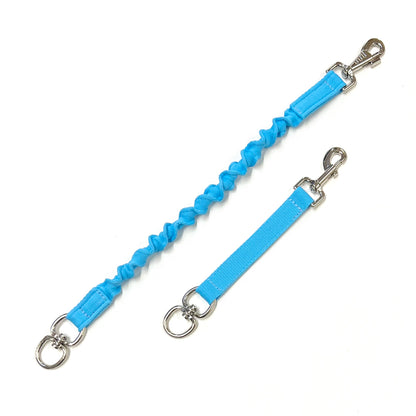Dog Extension Lead Short Connector Standard Or Bungee Shock Absorber With Swivel Or D-ring