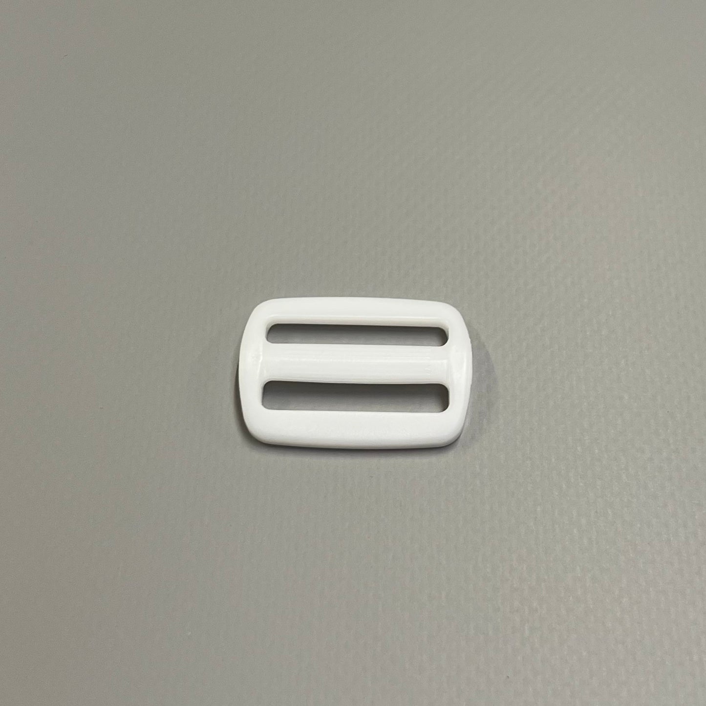 25mm White Plastic 3 Bar Slides Tri Glide For Handles Straps Webbing Bags Crafts