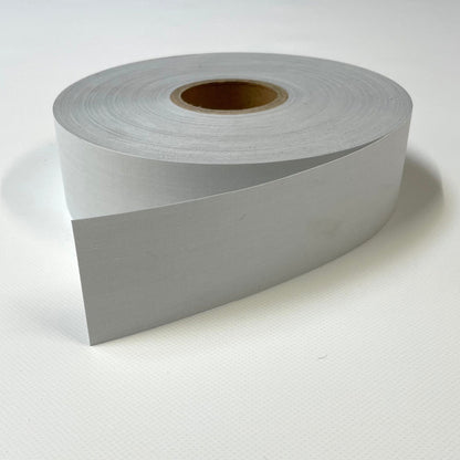 Hi Visibility Viz Reflective Tape 25mm 50mm Sew On Glassbead Material x 1m - 25m Silver