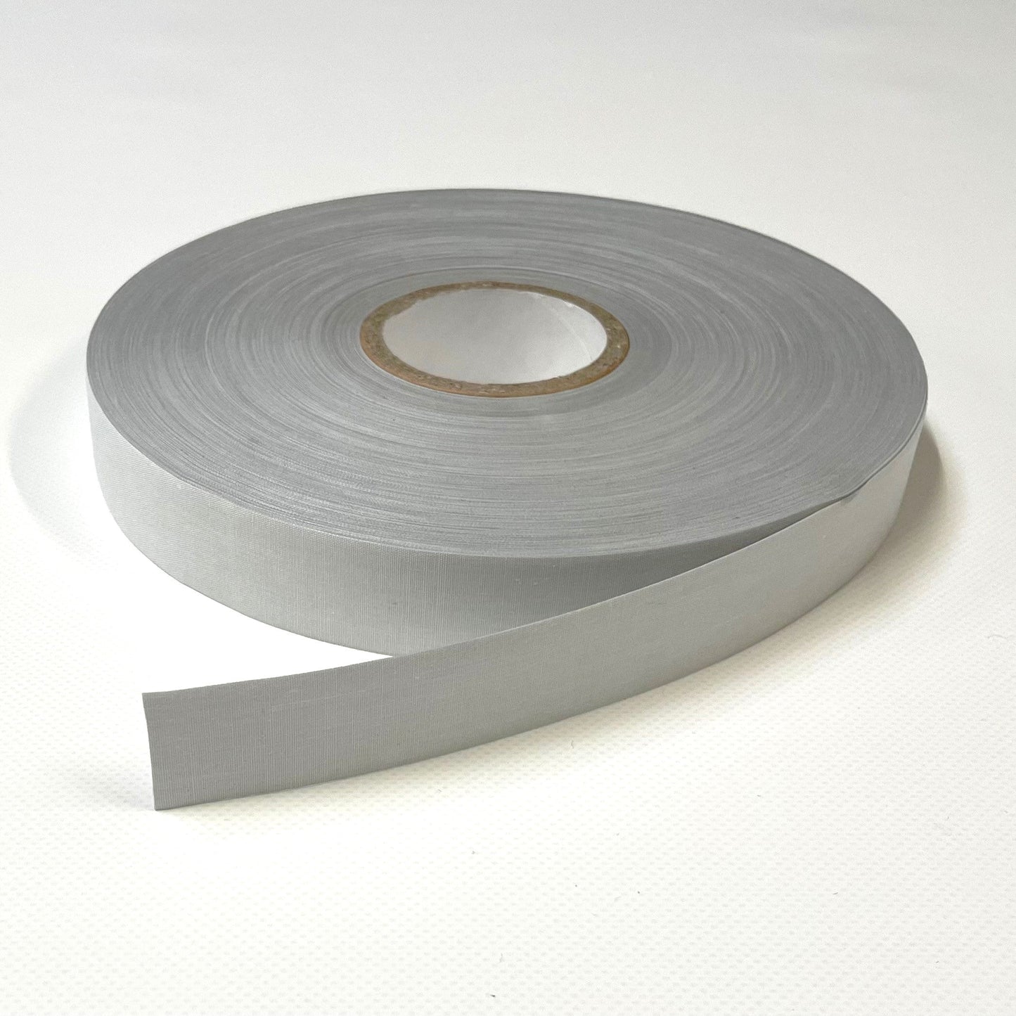 Hi Visibility Viz Reflective Tape 25mm 50mm Sew On Glassbead Material x 1m - 25m Silver