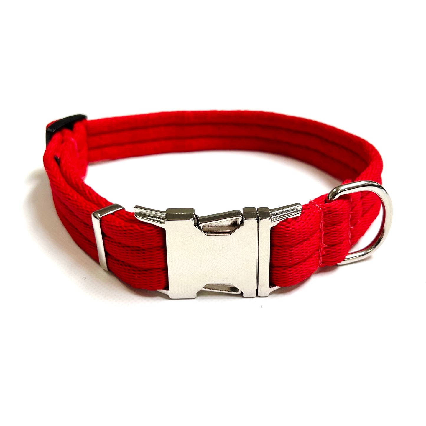 Dog Collar Adjustable Soft Air Webbing In Various Colours 25mm Wide For Medium & Large Dogs