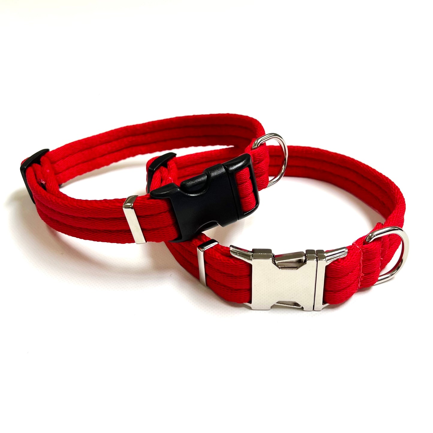 Dog Collar Adjustable Soft Air Webbing In Various Colours 20mm Wide For Small & Medium Dogs