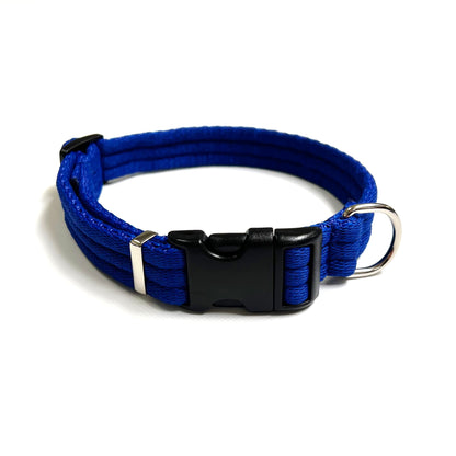 Dog Collar Adjustable Soft Air Webbing In Various Colours 25mm Wide For Medium & Large Dogs