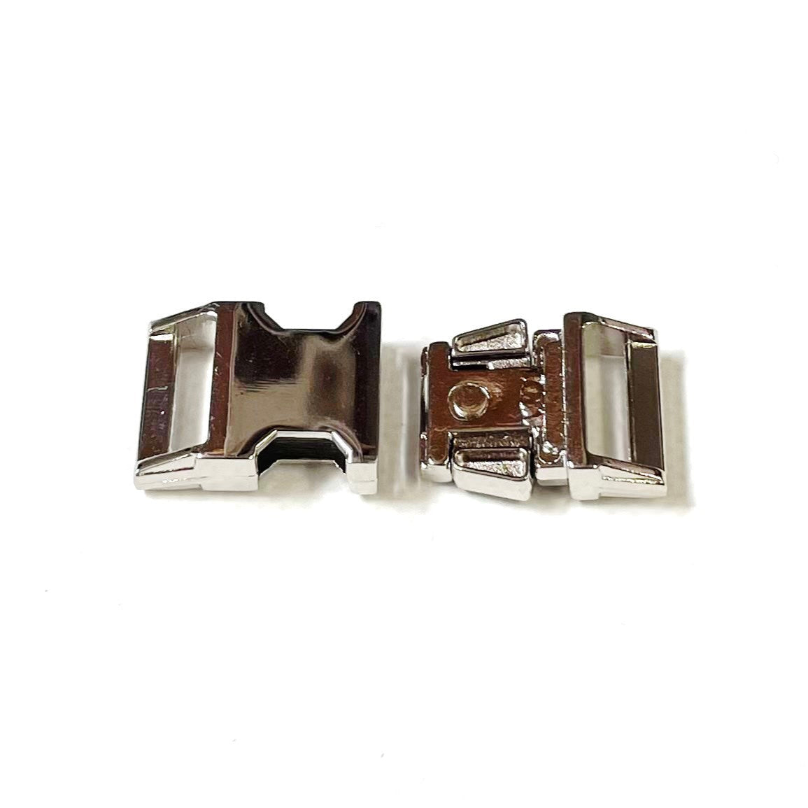 Metal Side Release Buckles Nickel Plated Curved 16mm 20mm 25mm