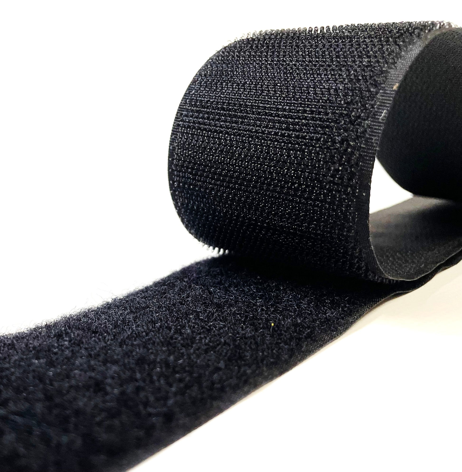 50mm Sew On Hook And Loop Interlocking Tape Black White Sewing Crafts ...