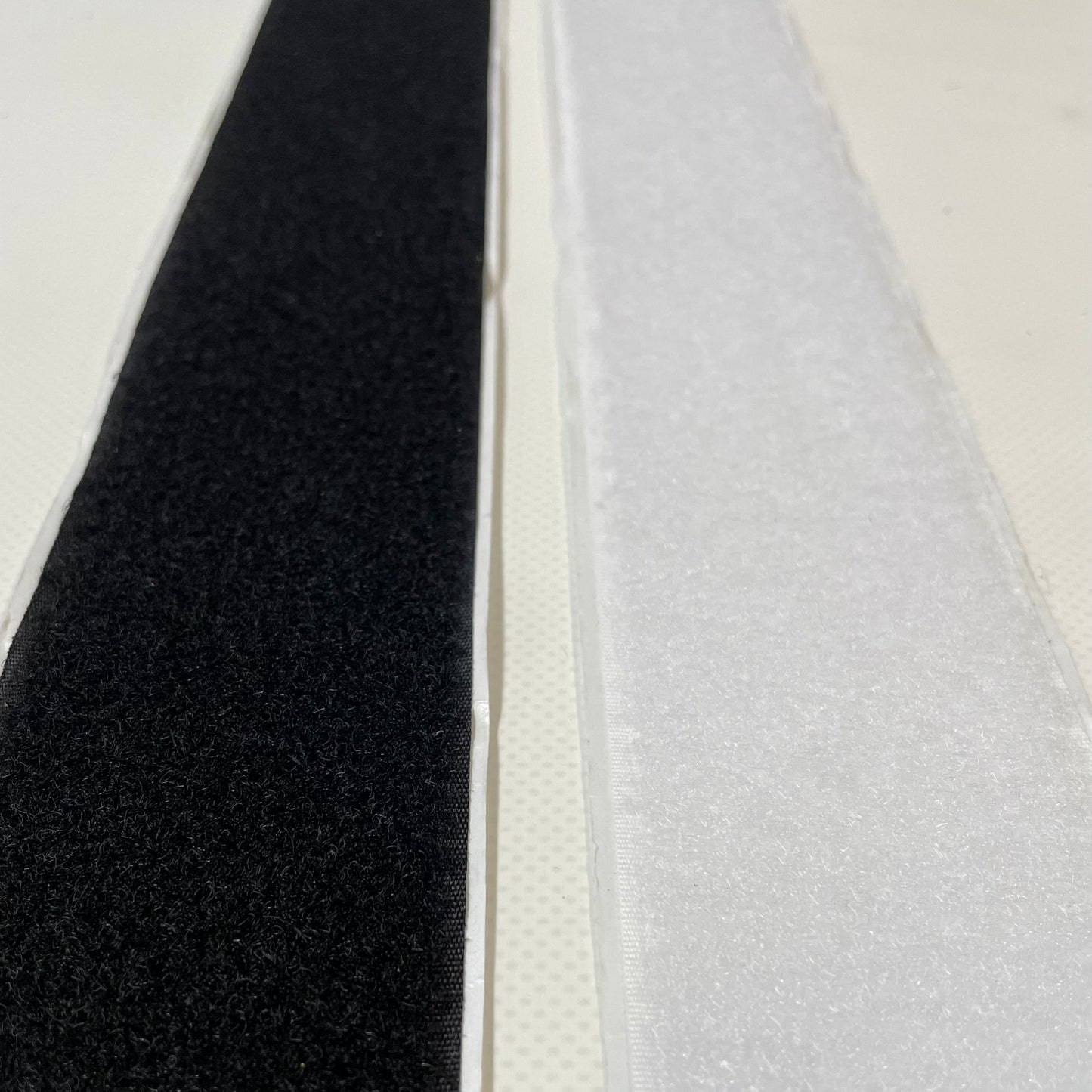 Stick On Hook And Loop Tape Black Self Adhesive Interlocking Fastener 38mm Wide