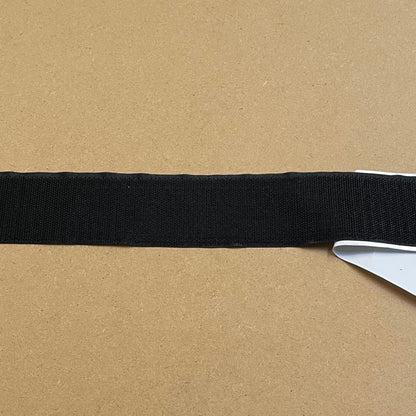 Stick On Hook And Loop Tape Black Self Adhesive Interlocking Fastener 38mm Wide