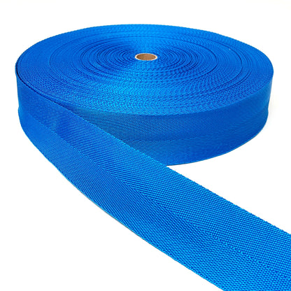 2"/50mm Webbing V-Twill Weave 500kg for Surcingle straps handles crafts and DIY In 18 Colours