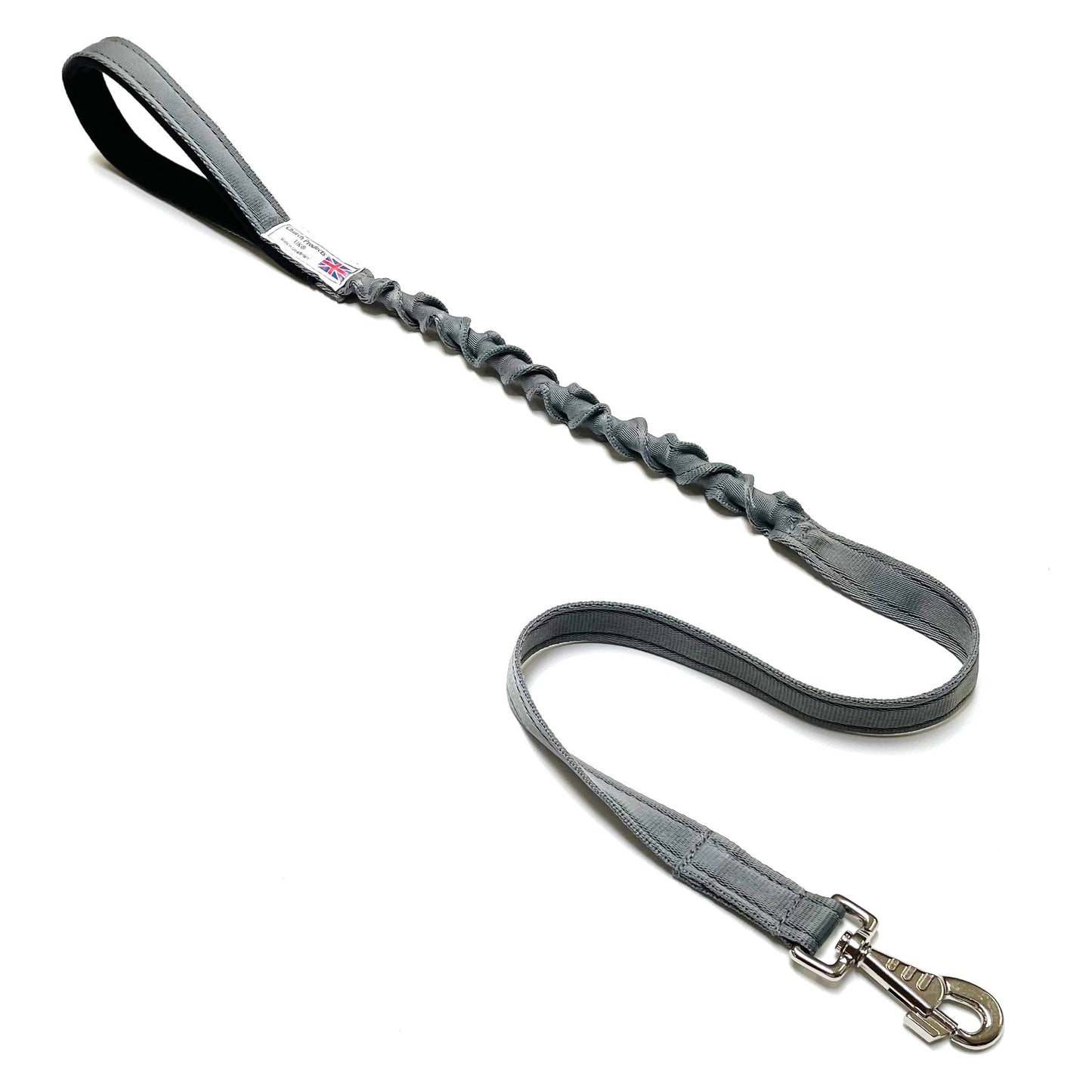 Shock Absorbing Bungee Dog Lead Training Walking Leash With Soft Padded Handle