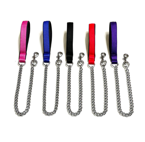 Metal Chain Dog Lead Padded Handle 32