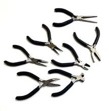 Load image into Gallery viewer, Jewellery Making Pliers &amp; Wire Cutters Mini Set Craft Hand Tools Hobby DIY