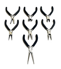 Load image into Gallery viewer, Jewellery Making Pliers &amp; Wire Cutters Mini Set Craft Hand Tools Hobby DIY