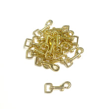 Load image into Gallery viewer, 12mm 16mm 20mm 25mm Heavy Duty Solid Brass Trigger Clips Hooks Swivel x1 x2 x5 x10