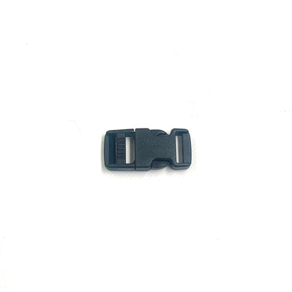 16mm Black Flat Side Release Buckles For Dog Collars Straps Bags Webbing