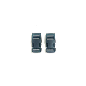 16mm Black Side Release Buckles For Dog Collars Straps Bags Webbing