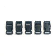 Load image into Gallery viewer, 16mm Black Side Release Buckles For Dog Collars Straps Bags Webbing