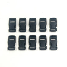 Load image into Gallery viewer, 16mm Black Side Release Buckles For Dog Collars Straps Bags Webbing