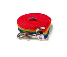 Load image into Gallery viewer, Rainbow Dog Training Leads Long Line Tracking Recall 25mm Wide