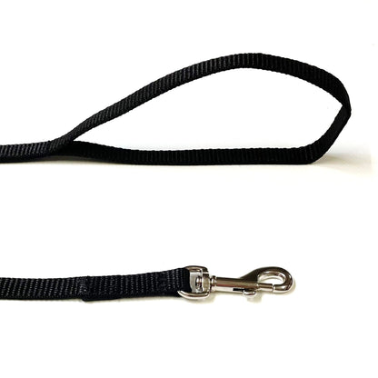 76" Long Dog Walking Lead Puppy Leash 13mm Wide Strong Durable Webbing In 19 Colours