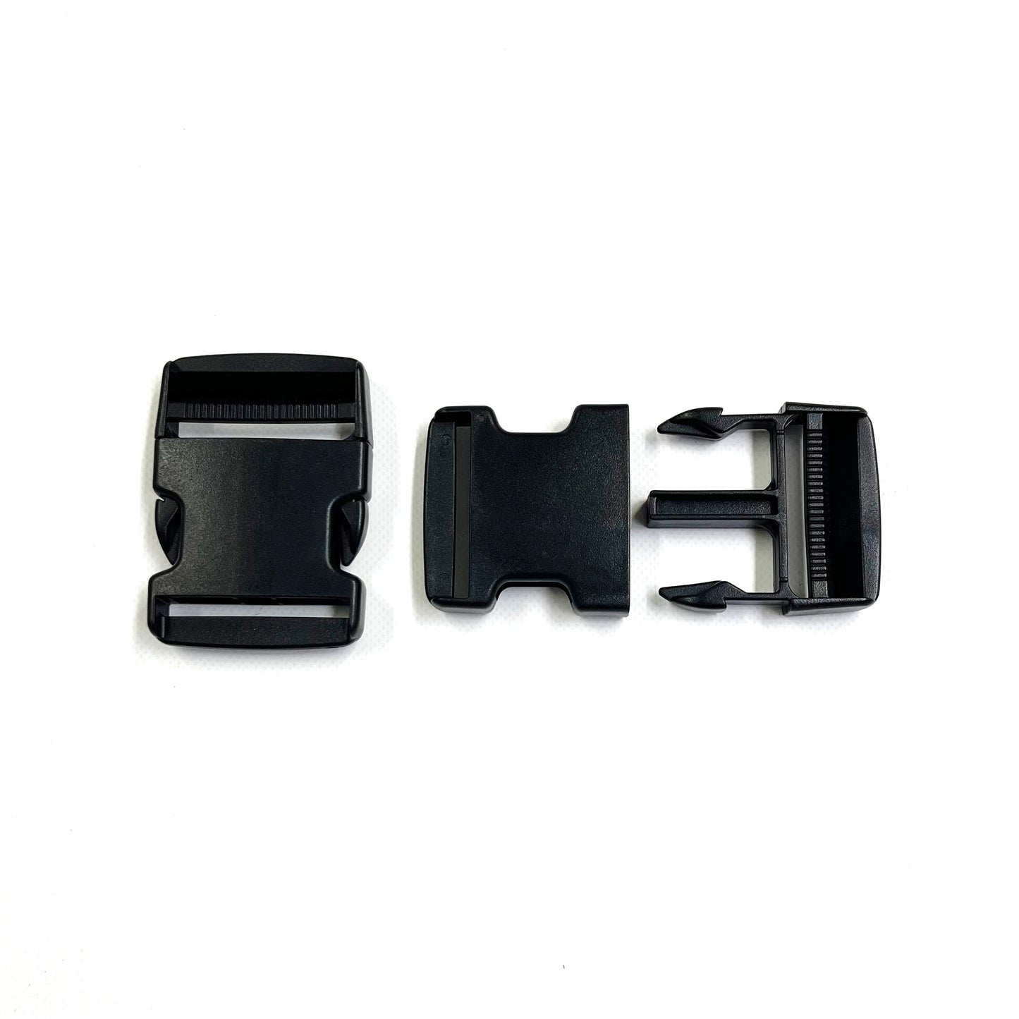 20mm 25mm 40mm 50mm Black Plastic Side Release Buckles For Webbing Bags Straps